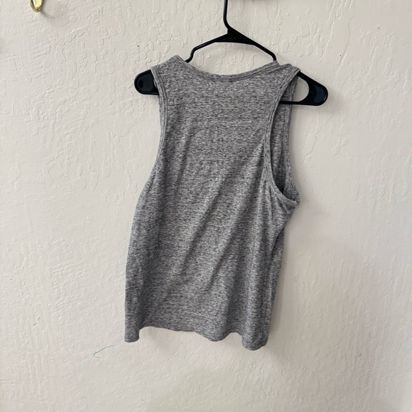 Daily Ritual Supima Cotton Gray Heathered Tank Top XL - Picture 4 of 5